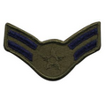 USAF Airman 1st Class Subdued Military Patch